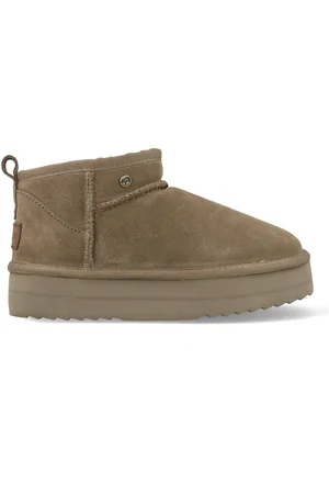 Warmbat Pantoffels durack plateau drc371032 moss