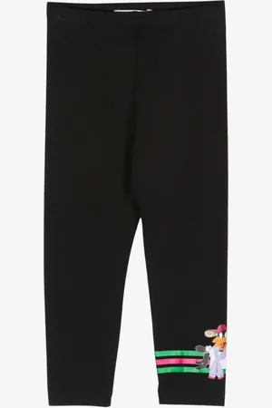 MONNALISA Leggings con dettaglio je jersey elasticizzato coto