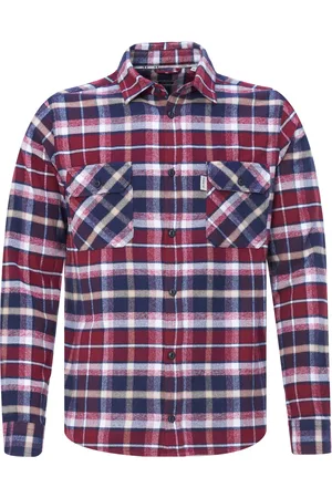 J.C. Rags Randy casual overhemd met lange mouwen