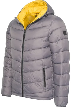 Cappuccino Italia Hooded winter jacket antraciet