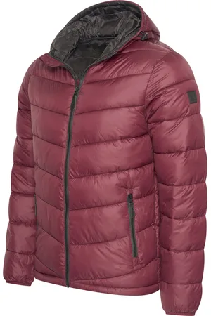 Cappuccino Italia Hooded winter jacket burgundy