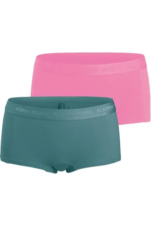 Björn Borg Meisjes minishorts 2-pack – zacht katoen – roze &
