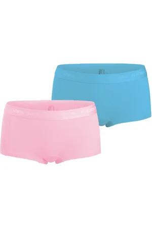 Björn Borg Meisjes minishorts 2-pack – zacht katoen – lichtroze & licht