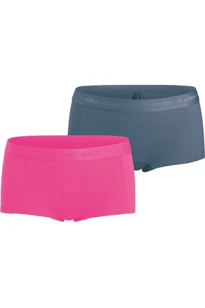 Björn Borg Meisjes minishorts 2-pack – zacht katoen – roze &