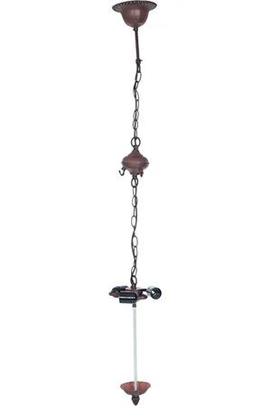 LumiLamp Snoerpendel ketting tiffany 16x16x95 cm ijzer pendellamp