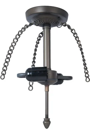 LumiLamp Snoerpendel ketting tiffany 15x15x33 cm ijzer pendellamp