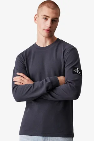 Calvin Klein Heren shirt wafel badge