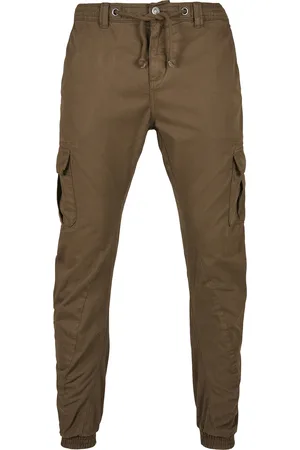 Urban classics Effen cargo broek voor heren