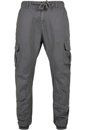 Urban classics Effen cargo broek voor heren