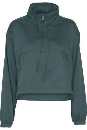 GIRLFRIEND COLLECTIVE Dames hummingbird windjack met halve rits