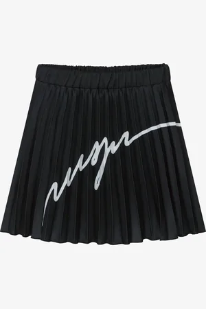Msgm Double crepe plisse skirt girl
