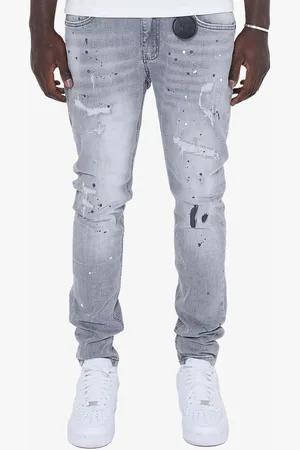 Amicci Heren jeans trivosa regular fit denim light grey jean