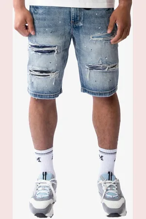Amicci Heren short sanko mid blue
