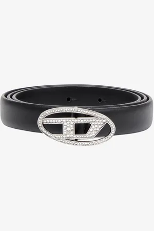 Diesel Dames riem oval d logo b-1dr strass 20