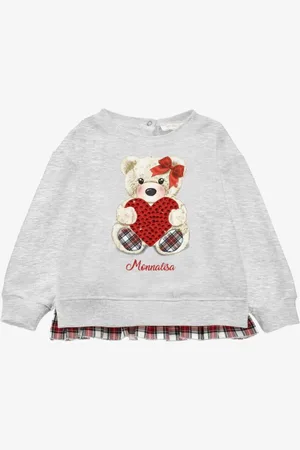 MONNALISA Meisjes sweater beer