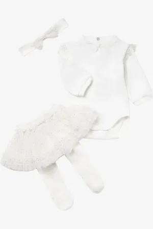 Mayoral Meisjes set tulle natural