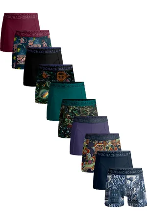 Muchachomalo Heren 10-pack boxershorts print/effen