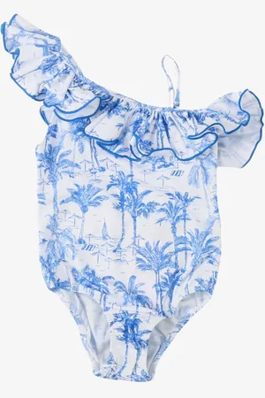 MC2 SAINT BARTH Meisjes badpak one shoulder saint beach