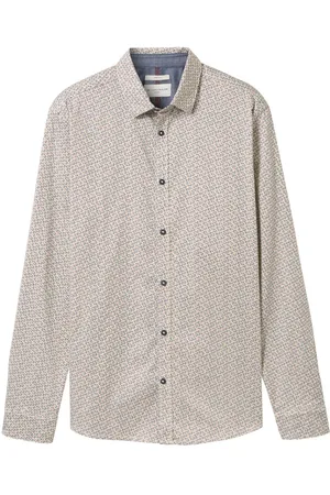 TOM TAILOR Printed stretch shirt dessin