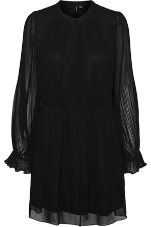 VERO MODA Vmherle ls short dress wvn ga