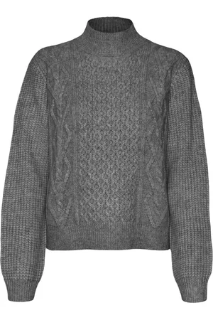 VERO MODA Vmuniverse ls highneck pullover melee