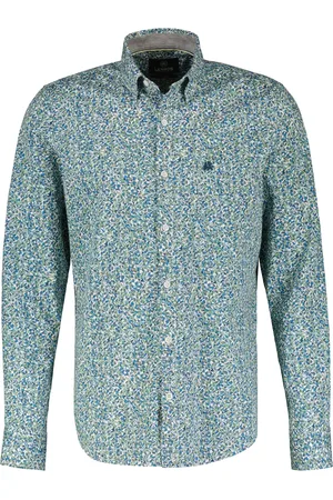 Lerros Heren overhemd 24o1474 420 mineral blue