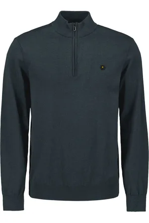 No Excess Pullover half zip 2 coloured melang night