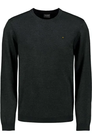 No Excess Pullover crewneck 2 coloured melang dark grey
