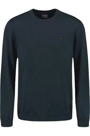 No Excess Pullover crewneck 2 coloured melang night