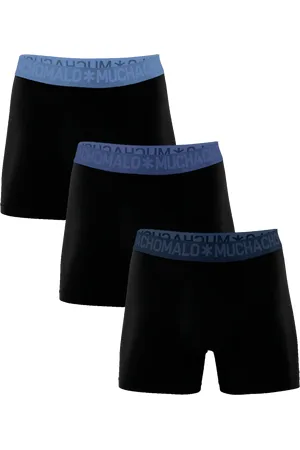 Muchachomalo Heren 3-pack bamboe boxershorts effen