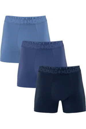 Muchachomalo Heren 3-pack bamboe boxershorts effen