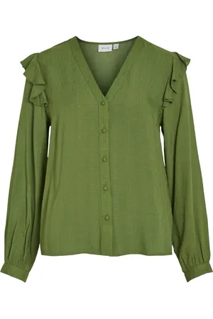 VILA Videstina v-neck ls top