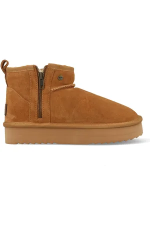 Warmbat Pantoffels durack plateau zipper drc371825