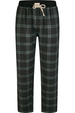 Phil & Co. Berlin Heren pyjamabroek lang geruit flanel