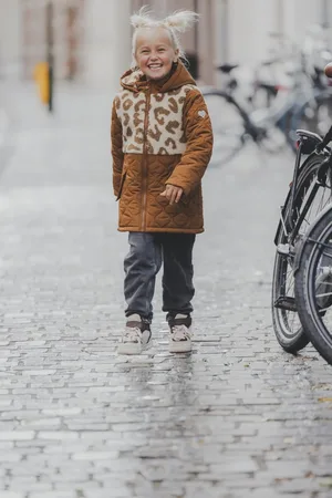LOOXS Revolution Parka little caramel teddy voor meisjes in de kleur