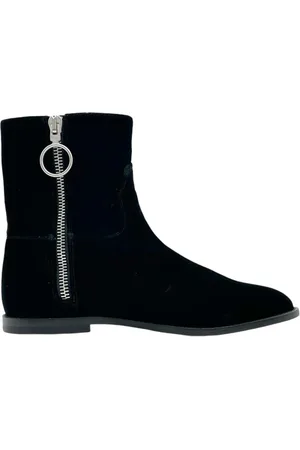 OFF-WHITE Kalfsleren suede laarzen