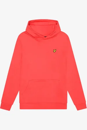 Lyle & Scott Jongens hoodie radical coral