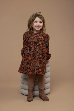 LOOXS Revolution Retro mini corduroy jurk voor meisjes in de kleur