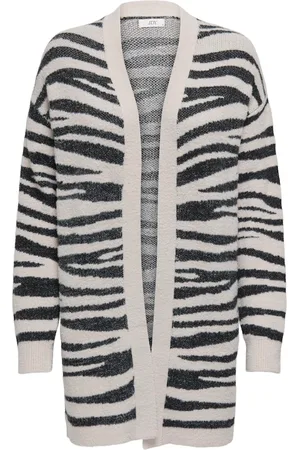 JACQUELINE DE YONG Lorraine animal l/s long cardigan