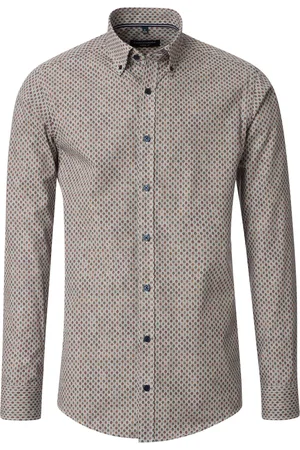 Casa Moda Heren overhemd 444305600 300 green milieu