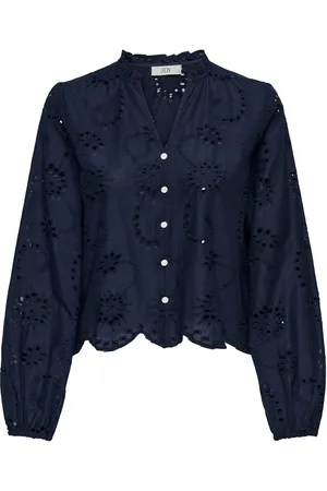 JACQUELINE DE YONG Ditte l/s embroderie shirt