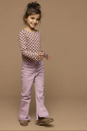 LOOXS Revolution Colored flared denim lila voor meisjes in de kleur