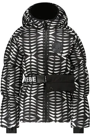 Superrebel Puff girls fleece hooded jacket jack ski meisjes