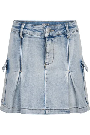 Indian Blue Jeans Meisjes spijkerrokje cargo licht denim