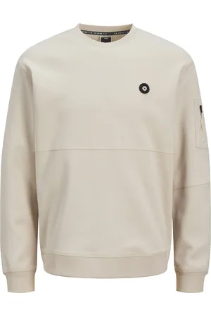 JACK & JONES Jcojoe sweat crew neck smu off-white