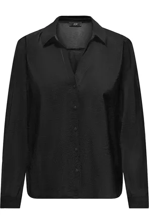 JACQUELINE DE YONG Camille l/s loose v-neck shirt