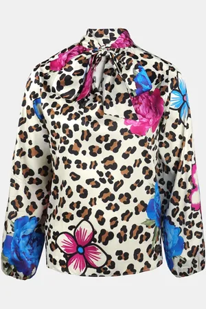 MUCHO GUSTO ® blouse innsbruck luipaard bloemenprint