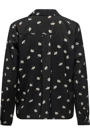 JACQUELINE DE YONG Camille l/s loose v-neck shirt
