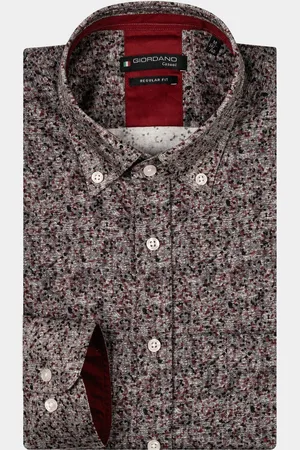 Giordano Casual hemd lange mouw ivy, ls button down printed h 427041/30