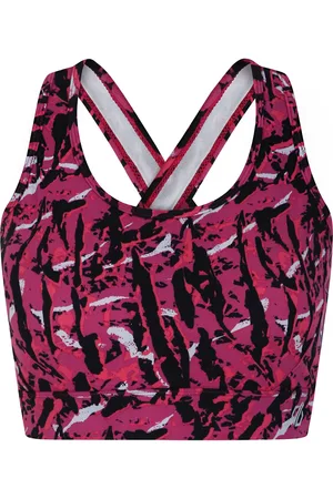 Dare 2B Dames wave zebraprint sportbeha